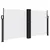 Produktbild 2 för Infällbar sidomarkis vit 120x600 cm