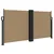 Produktbild 2 för Infällbar sidomarkis taupe 120x600 cm