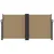 Produktbild 3 för Infällbar sidomarkis taupe 120x600 cm