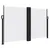 Produktbild 2 för Infällbar sidomarkis vit 140x600 cm