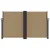 Produktbild 3 för Infällbar sidomarkis taupe 140x600 cm