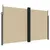 Produktbild 2 för Infällbar sidomarkis beige 200x600 cm