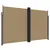 Produktbild 2 för Infällbar sidomarkis taupe 200x600 cm