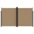 Produktbild 3 för Infällbar sidomarkis taupe 200x600 cm