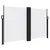 Produktbild 2 för Infällbar sidomarkis vit 140x1000 cm