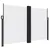Produktbild 2 för Infällbar sidomarkis vit 160x1000 cm