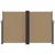 Produktbild 3 för Infällbar sidomarkis taupe 160x1000 cm