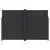 Produktbild 3 för Infällbar sidomarkis svart 220x1000 cm