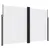 Produktbild 2 för Infällbar sidomarkis vit 220x1000 cm