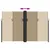 Produktbild 5 för Infällbar sidomarkis taupe 220x1000 cm