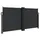 Indragbar sidomarkis svart 120x1200 cm