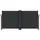 Indragbar sidomarkis svart 120x1200 cm