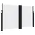 Produktbild 2 för Infällbar sidomarkis vit 140x1200 cm