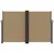 Produktbild 3 för Infällbar sidomarkis taupe 160x1200 cm