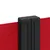 Produktbild 7 för Infällbar sidomarkis 200x600 cm röd