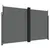 Produktbild 2 för Infällbar sidomarkis 200x600 cm antracit