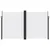 Produktbild 3 för Infällbar sidomarkis vit 200x1200 cm