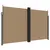 Produktbild 2 för Infällbar sidomarkis taupe 200x1200 cm