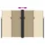 Produktbild 5 för Infällbar sidomarkis beige 220x1200 cm