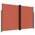 Produktbild 2 för Infällbar sidomarkis terrakotta 220x1200 cm