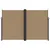 Produktbild 3 för Infällbar sidomarkis taupe 220x1200 cm
