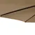 Produktbild 8 för Trädgårdsparasoll med stålstång taupe 225x225x212 cm