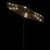 Produktbild 8 för Trädgårdsparasoll med LEDs och stålstång brun 223x223x213 cm