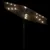 Produktbild 8 för Trädgårdsparasoll med LEDs och stålstång brun 268x268x226 cm