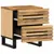 Produktbild 4 för Nattduksbord 2 st 40x34x46 cm massivt grovt mangoträ