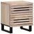 Produktbild 2 för Sängbord 2 st 40x34x46 cm massivt blekt mangoträ