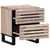 Produktbild 3 för Sängbord 2 st 40x34x46 cm massivt blekt mangoträ