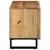 Produktbild 3 för Tv-bänk 105x34x46 cm massivt grovt mangoträ
