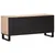 Produktbild 4 för Tv-bänk vit 105x34x46 cm massivt mangoträ