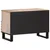 Produktbild 4 för Tv-bänk vit 70x34x46 cm massivt mangoträ