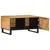 Produktbild 5 för Soffbord brun 80x51x40 cm massivt grovt mangoträ