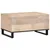 Produktbild 4 för Soffbord vit 80x51x40 cm massivt mangoträ