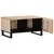 Produktbild 5 för Soffbord vit 80x51x40 cm massivt mangoträ