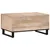 Produktbild 4 för Soffbord vit 80x51x40 cm massivt mangoträ