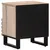 Produktbild 6 för Sängbord 2 st 40x34x46 cm massivt blekt mangoträ