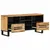 Produktbild 3 för Tv-bänk 100x34x46 cm massivt grovt mangoträ