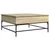 Produktbild 2 för Soffbord sonoma-ek 95x95x45 cm konstruerat trä och järn
