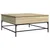 Produktbild 7 för Soffbord sonoma-ek 95x95x45 cm konstruerat trä och järn