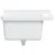 Produktbild 4 för Väggmonterat tvättställ vit 50x35x24 cm harts