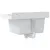 Produktbild 6 för Väggmonterat tvättställ vit 50x35x24 cm harts