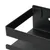 Produktbild 7 för Duschhylla matt svart 30x10x6 cm borstat 304 rostfritt stål