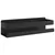 Produktbild 2 för Duschhylla matt svart 23x6,5x6 cm borstat 304 rostfritt stål