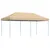 Produktbild 5 för Pop-Up hopfällbart partytält 580x292x315 cm beige