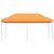 Produktbild 3 för Pop-Up hopfällbart partytält 580x292x315 cm orange