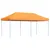 Produktbild 5 för Pop-Up hopfällbart partytält 580x292x315 cm orange