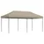 Produktbild 2 för Pop-Up hopfällbart partytält 580x292x315 cm taupe